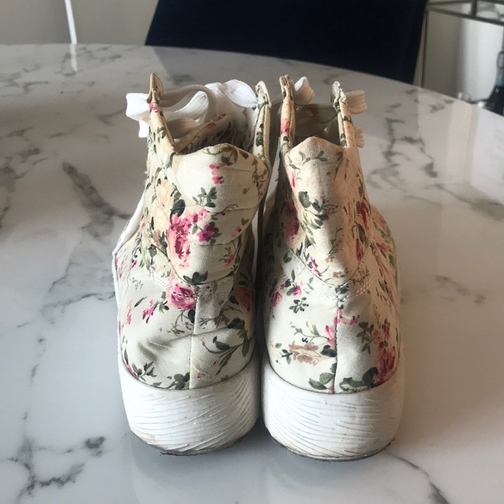 High top flower sneakers - Picture 4 of 5
